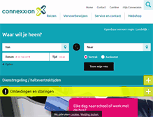 Tablet Screenshot of connexxion.nl